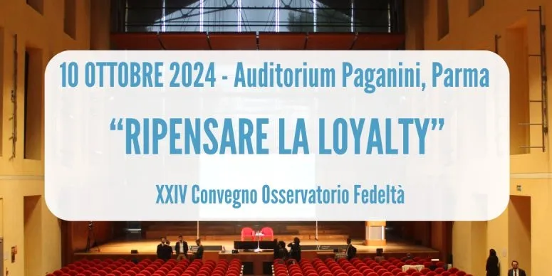 Locandina XXIV Convegno dell’Osservatorio Fedeltà 2024